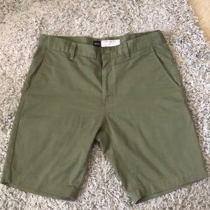 RVCA Olive Green Shorts